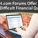 Creditnet.com Forums Offer Answers to Your Difficult Financial Questions