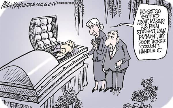 Mike Keefe, "Student Loans"
