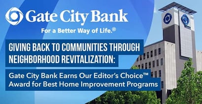 Gate City Bank Recognized For Its Home Improvement Programs