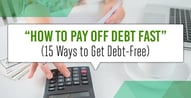 How to Pay Off Debt Fast