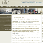 National Poverty Center National Poverty Center