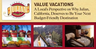 Value Vacations — A Local’s Perspective on Julian, California