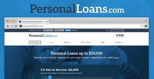 PersonalLoans.com: An Algorithm That Can Match You With a Lender in Minutes