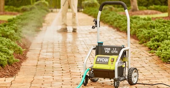 Photo of a Ryobi Pressure Washer Photo of a Ryobi Pressure Washer