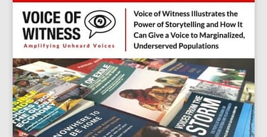 Voice Of Witness How Storytelling Gives A Voice To The Underserved