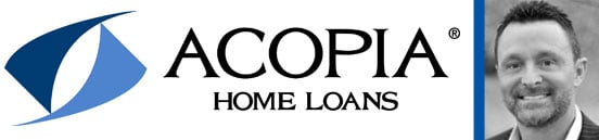 Collage of the Acopia Home Loans Logo and a Portrait of Craig Berry, Loan Originator for Acopia Home Loans Collage of the Acopia Home Loans Logo and a Portrait of Craig Berry, Loan Originator for Acopia Home Loans