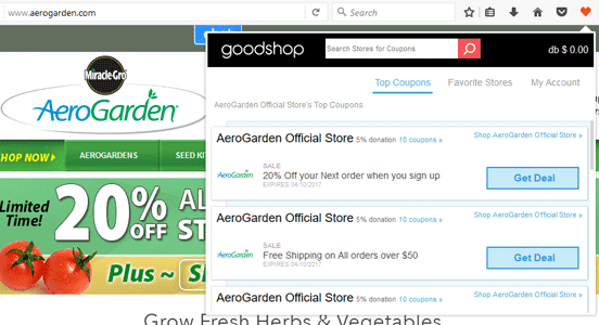 Screenshot of Gumdrop Coupon List Screenshot of Gumdrop Coupon List
