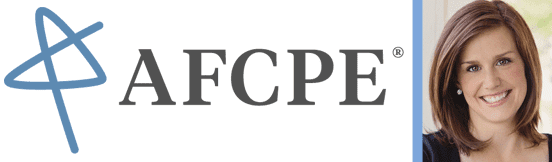 Collage of the AFCPE Logo and a Portrait of Rebecca Wiggins, Executive Director at AFCPE Collage of the AFCPE Logo and a Portrait of Rebecca Wiggins, Executive Director at AFCPE
