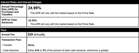 Example of Credit Card Terms and Conditions Example of Credit Card Terms and Conditions