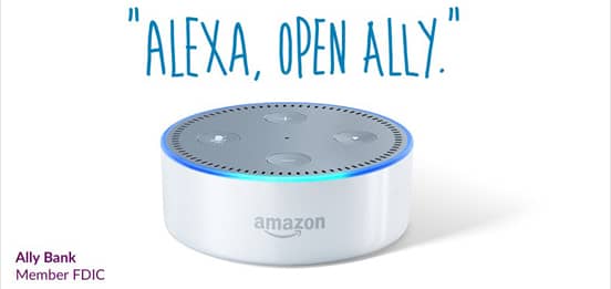 Screenshot of the Ally Skillâ for Alexa Screenshot of the Ally Skillâ for Alexa
