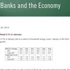 Banks and the Economy