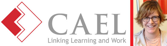 Collage of the CAEL Logo and a Portrait of Beth Doyle, Marketing Director of CAEL Collage of the CAEL Logo and a Portrait of Beth Doyle, Marketing Director of CAEL