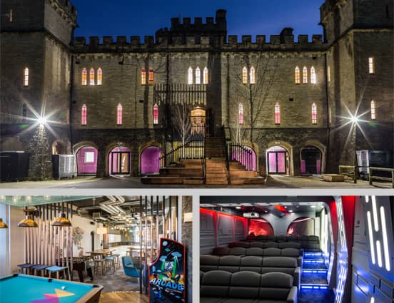 Collage of Photos of The Castle