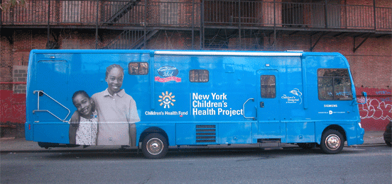 Photo of a Big Blue Bus