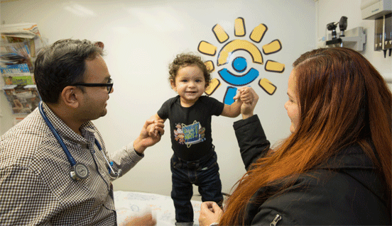 Photo from a Children's Health Fund Health Screening