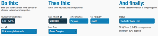 Screenshot from the Police Credit Union Combobulator Tool Screenshot from the Police Credit Union Combobulator Tool