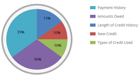 Credit Report Weight Graph Credit Report Weight Graph