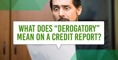Derogatory Mean Credit Report Derogatory Mean Credit Report