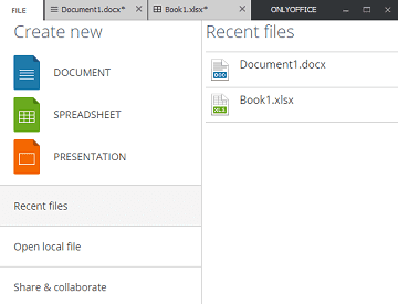 Screenshot of ONLYOFFICE Desktop Editors Screenshot of ONLYOFFICE Desktop Editors
