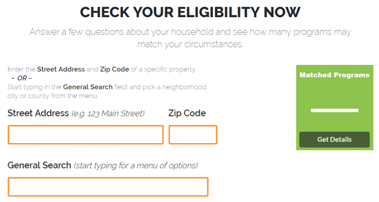 Screenshot from the Down Payment Resource Site Screenshot from the Down Payment Resource Site