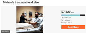 Example of a Campaign on FundRazr