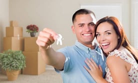Stock Photo of New Homeowners