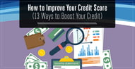 13 Ways to Improve Your Credit Score
