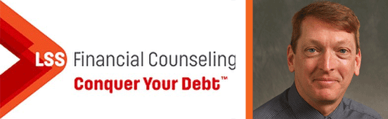 Collage of the LSS Financial Counseling logo and a portrait of Darryl Dahlheimer, Program Director Collage of the LSS Financial Counseling logo and a portrait of Darryl Dahlheimer, Program Director