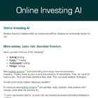 Online Investing AI