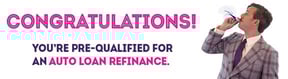 Auto loan refinance ad Auto loan refinance ad