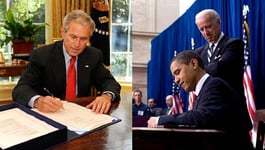 Presidents Signing Great Recession Legislation