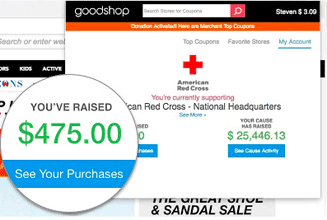 Screenshot of Gumdrop Donation Tracker