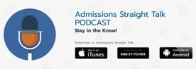 Screenshot of the Admissions Straight Talk Podcast