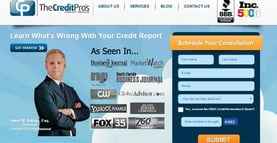 The Credit Pros homepage