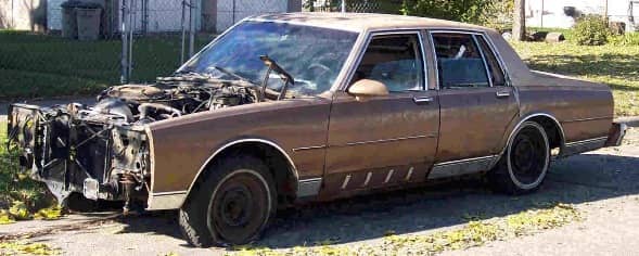 wornout car 590
