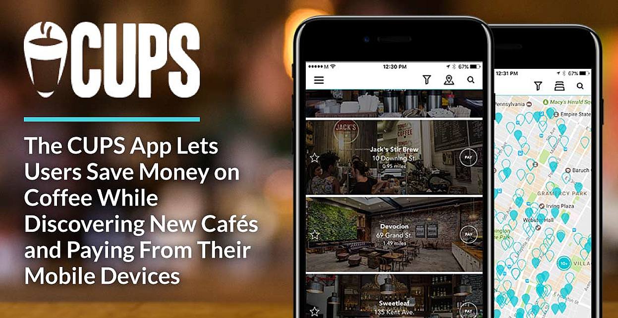 The CUPS App Lets Users Save Money on Coffee While Discovering New