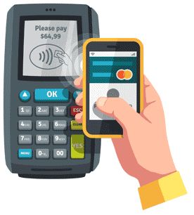 Image of Mobile Payment App in Use Image of Mobile Payment App in Use