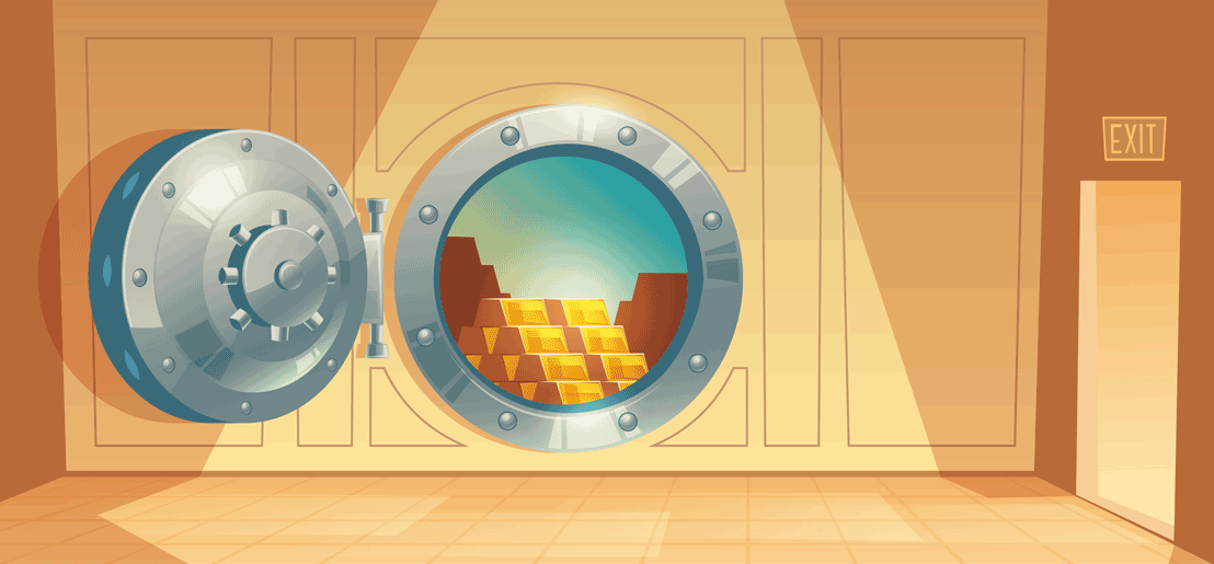 Gold Storage Graphic Gold Storage Graphic
