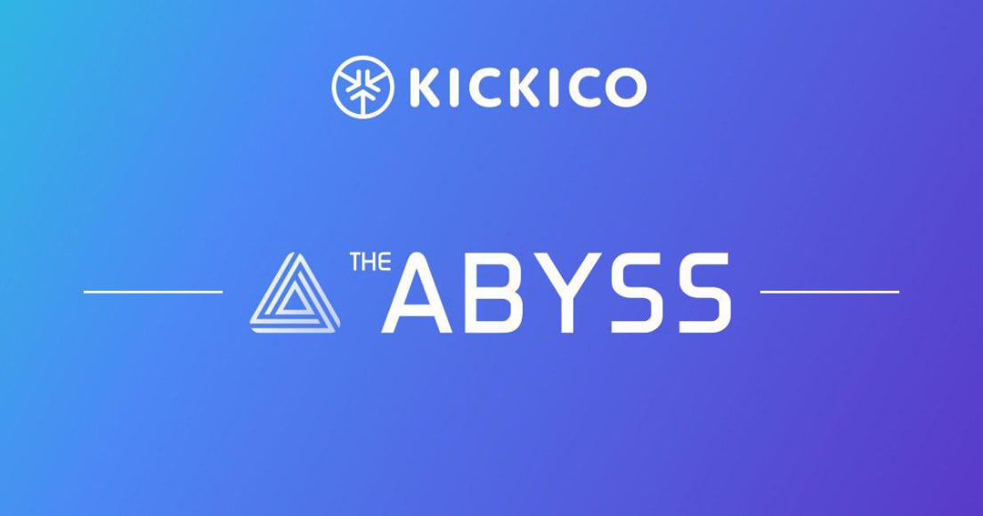 KICKICO and The Abyss logos KICKICO and The Abyss logos