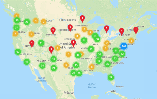 70 Million Jobs Open Positions Map 70 Million Jobs Open Positions Map