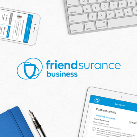 Friendsurance Business Graphic Friendsurance Business Graphic