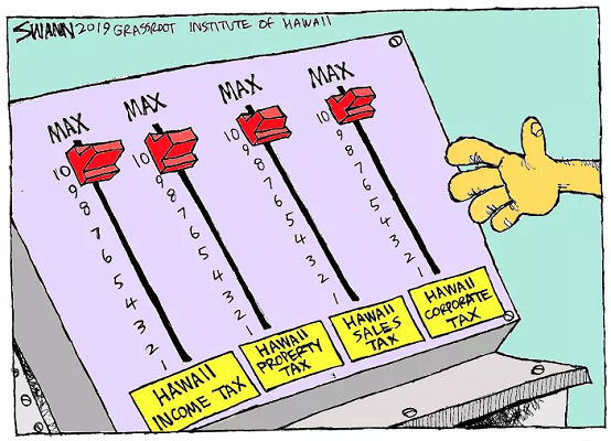 Hawaii Tax Reduction Cartoon Hawaii Tax Reduction Cartoon