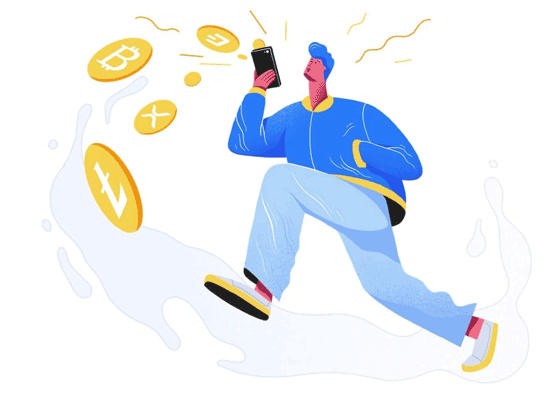 Crypto Trader Graphic Crypto Trader Graphic