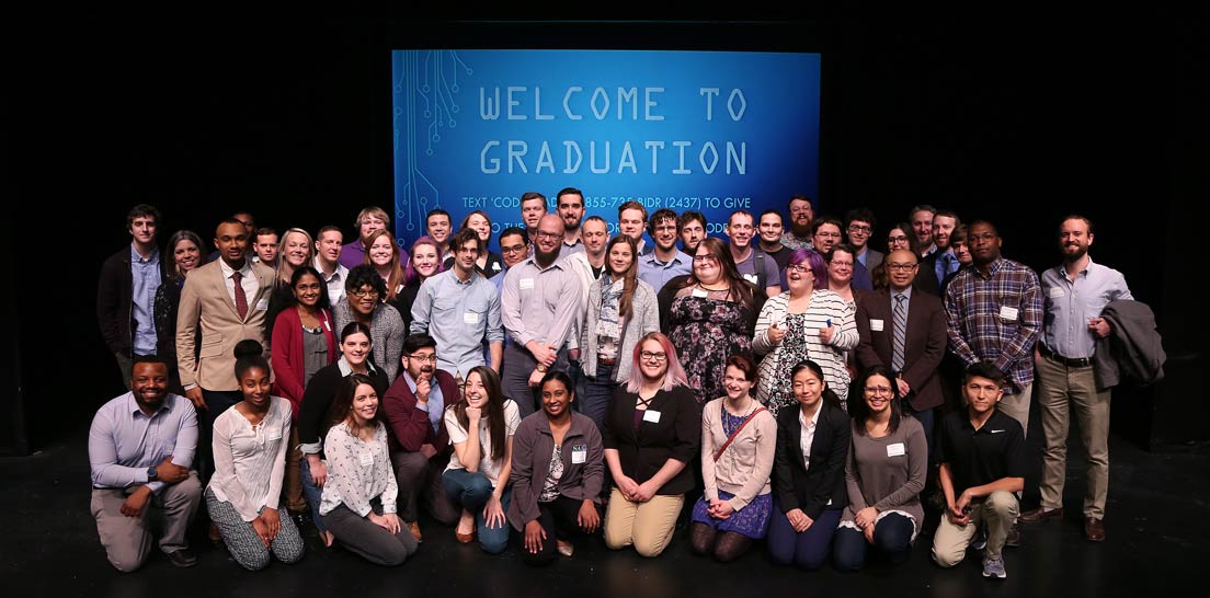 Photo of LaunchCode graduates Photo of LaunchCode graduates