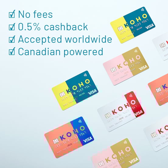 KOHO benefits ad KOHO benefits ad