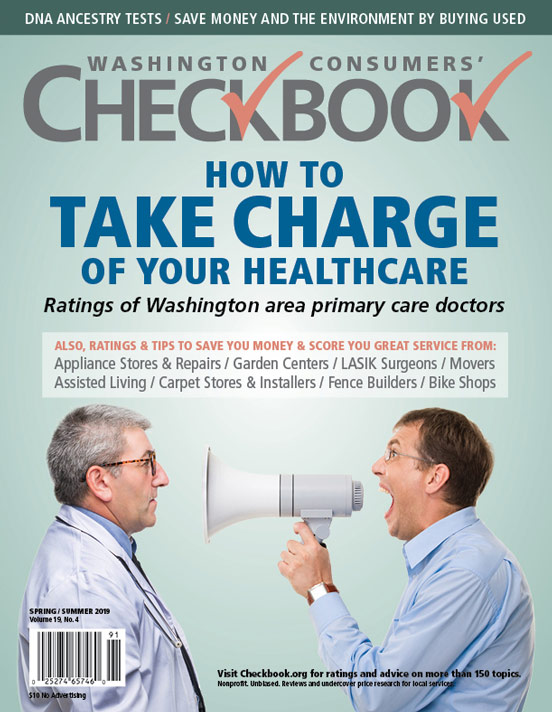 Photo of Consumers' Checkbook magazine Photo of Consumers' Checkbook magazine