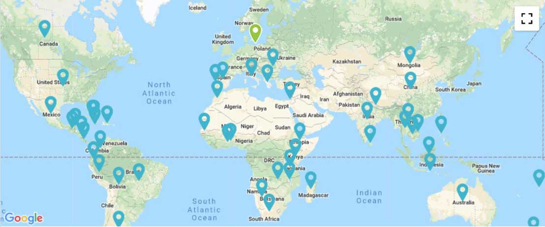 Volunteer Opportunities Map Volunteer Opportunities Map