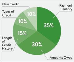 Credit Score Factors Chart