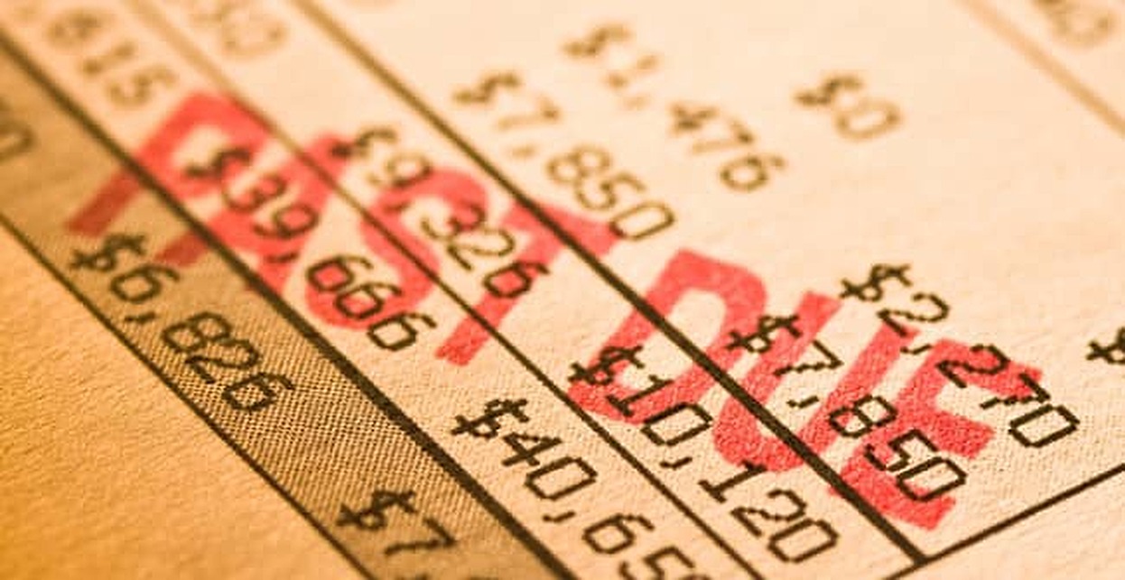 Image of a Past-Due Bill Image of a Past-Due Bill