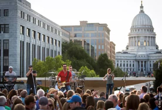 Photo of a Concert at Capitol Square Photo of a Concert at Capitol Square